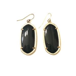 Kendra Scott Elle Drop Earrings In Black